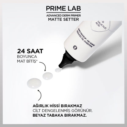 Loreal Paris Prime Lab Matte Setter Matlaştırıcı Salisilik Asit İçeren Primer