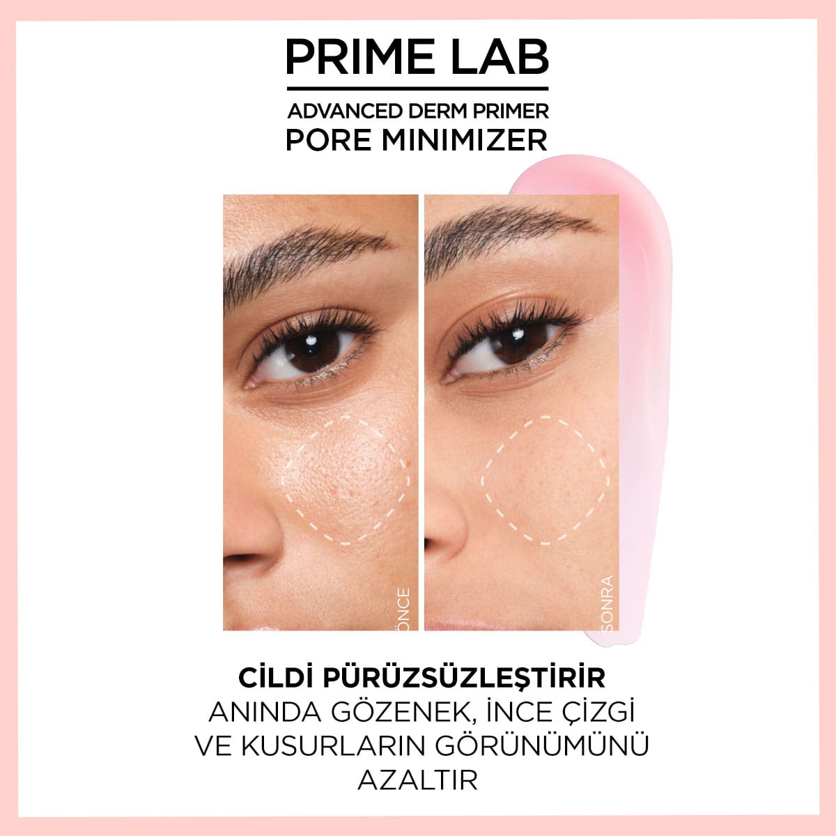 Loreal Paris Prime Lab Pore Minimizer Gözenek Küçültücü AHA ve BHA İçeren Primer
