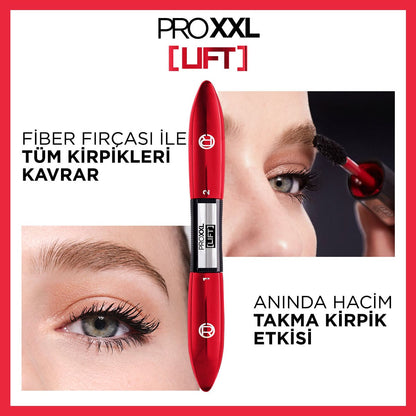 Loreal Paris Pro XXL Lift Çift Taraflı Maskara - Kirpik Lifting Etkisi