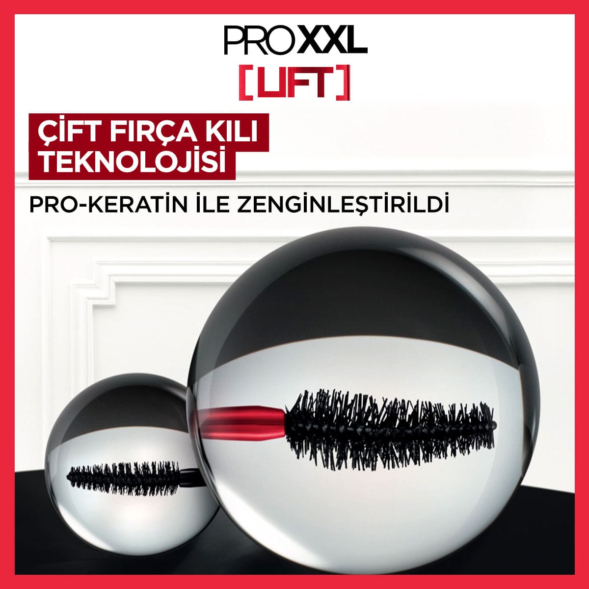 Loreal Paris Pro XXL Lift Çift Taraflı Maskara - Kirpik Lifting Etkisi