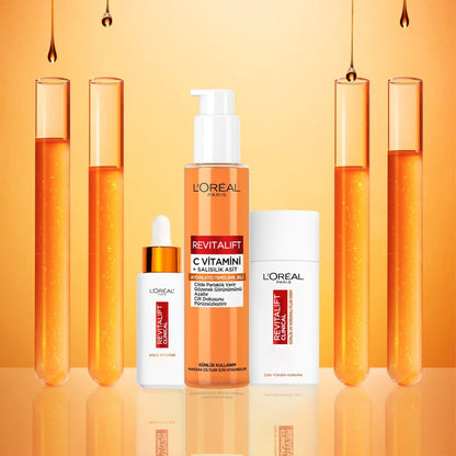 Loreal Paris Revitalift Clinical [C vitamini + Salisilik Asit] Gözenek Karşıtı, Aydınlatıcı Temizleme Jeli