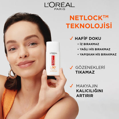Loreal Paris Revitalift Clinical SPF 50+ Günlük Yüksek UV Korumalı Yüz Güneş Kremi 50ml