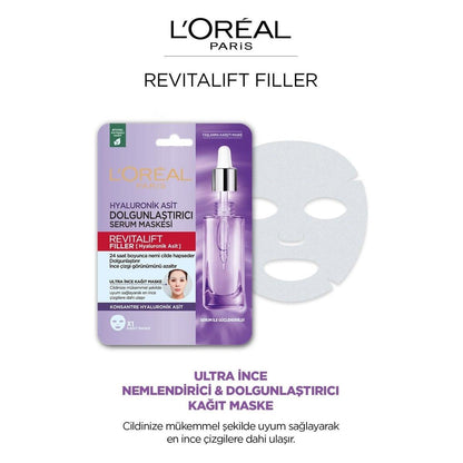 Loreal Paris Revitalift Filler Dolgunlaştırıcı Serum Maske