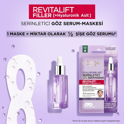 Loreal Paris Revitalift Filler Serinletici Göz Serum-Maskesi