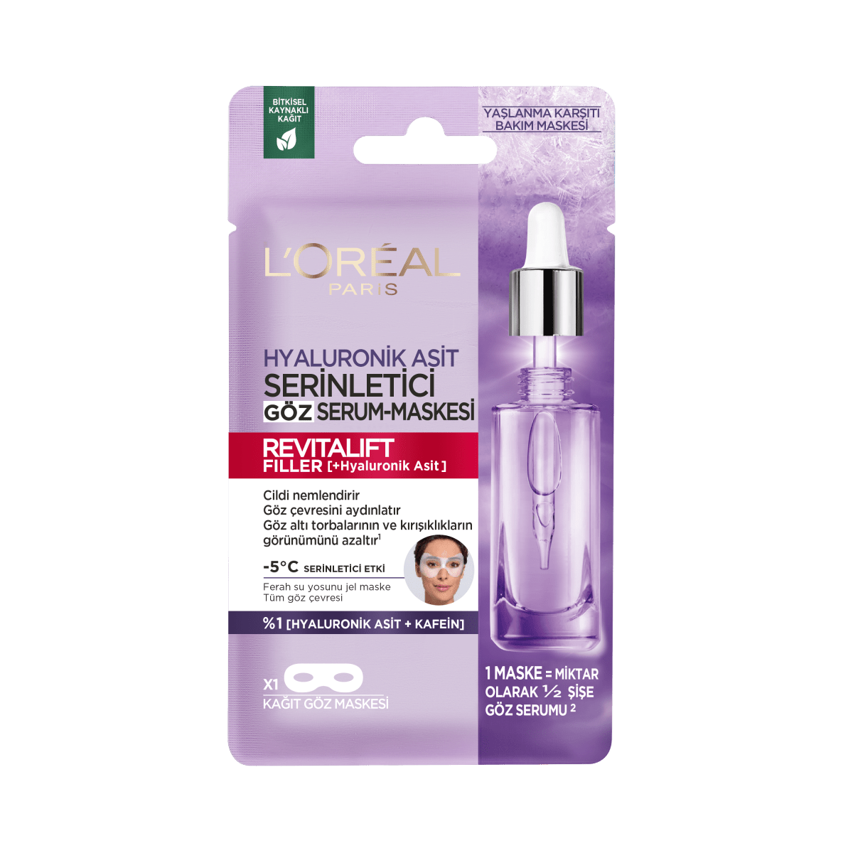 Loreal Paris Revitalift Filler Serinletici Göz Serum-Maskesi