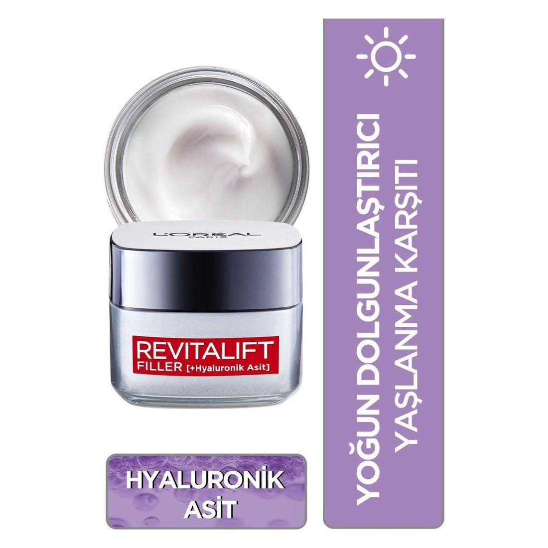 Loreal Paris Revitalift Filler Yoğun Dolgunlaştırıcı Yaşlanma Karşıtı Gündüz Kremi 50ml - Hyaluronik Asit