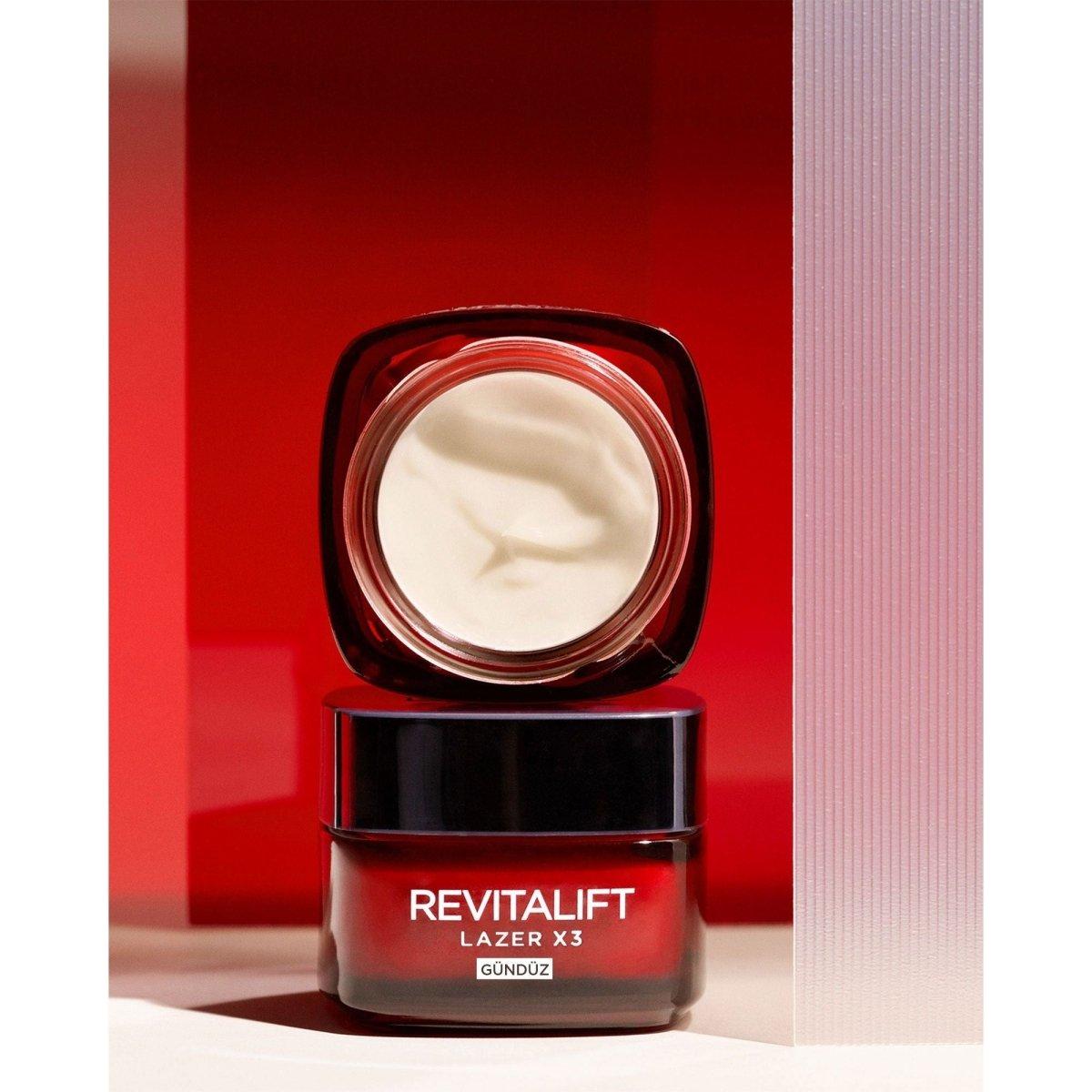 Loreal Paris Revitalift Lazer X3 Yoğun Yaşlanma Karşıtı Gündüz Bakım Kremi 50 ml