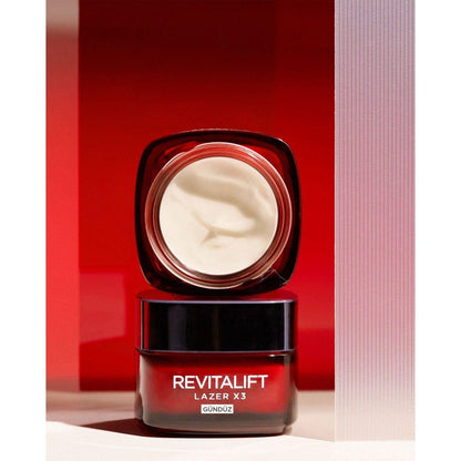 Loreal Paris Revitalift Lazer X3 Yoğun Yaşlanma Karşıtı Gündüz Bakım Kremi 50 ml