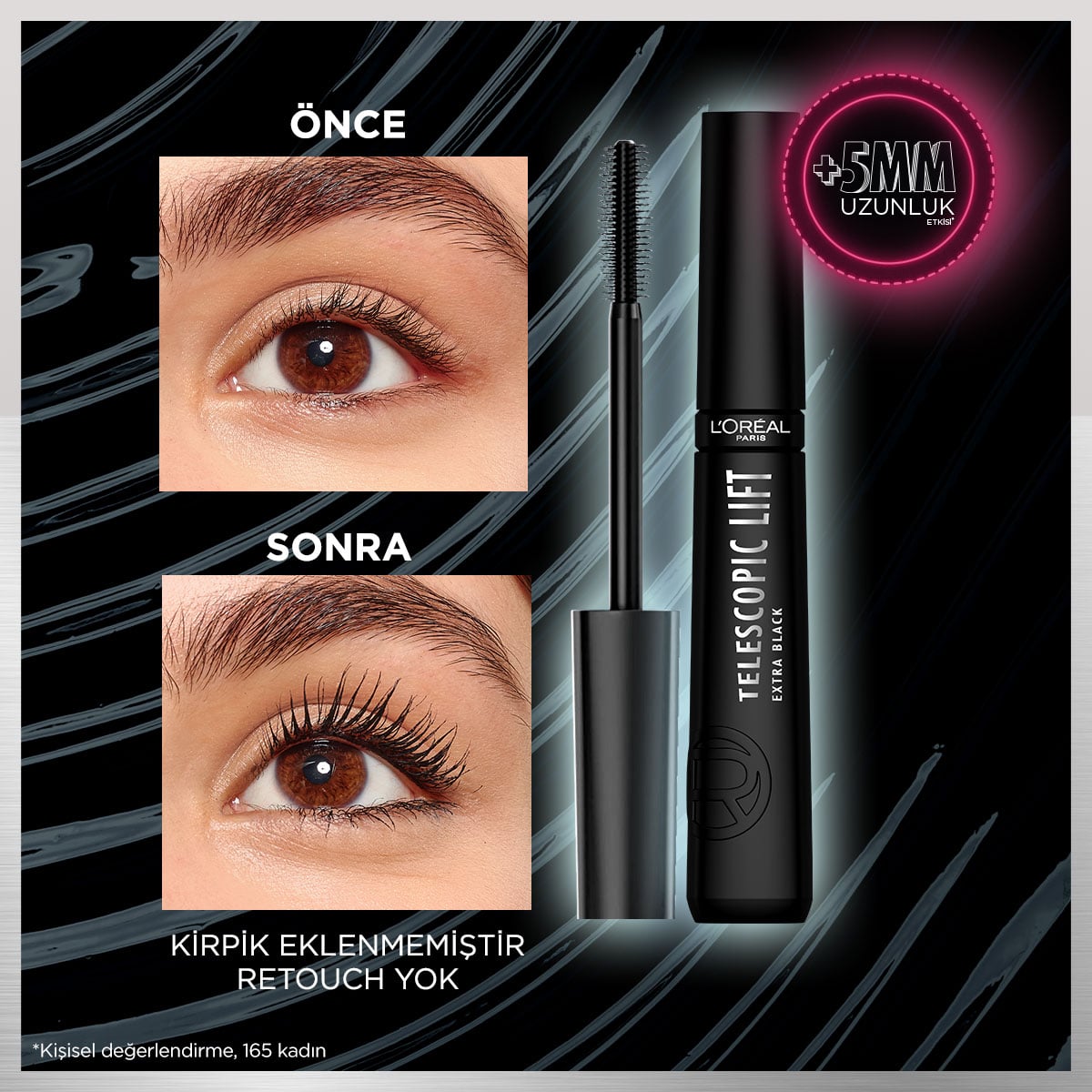 Loreal Paris Telescopic Lift Extra Black Maskara