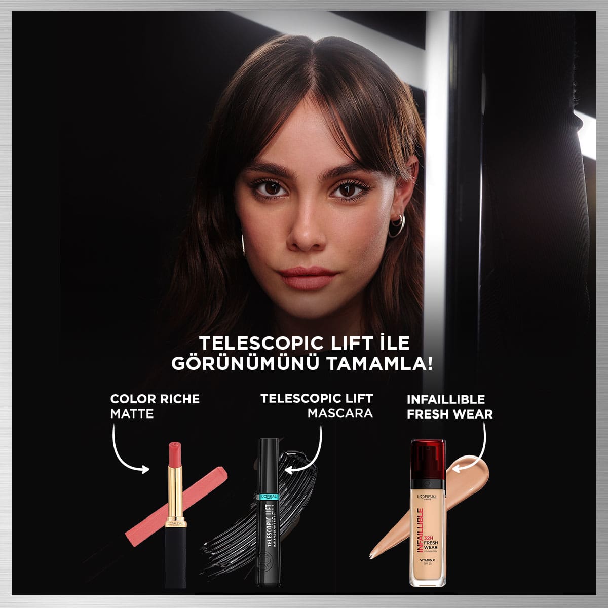 Loreal Paris Telescopic Lift Suya Dayanıklı Maskara
