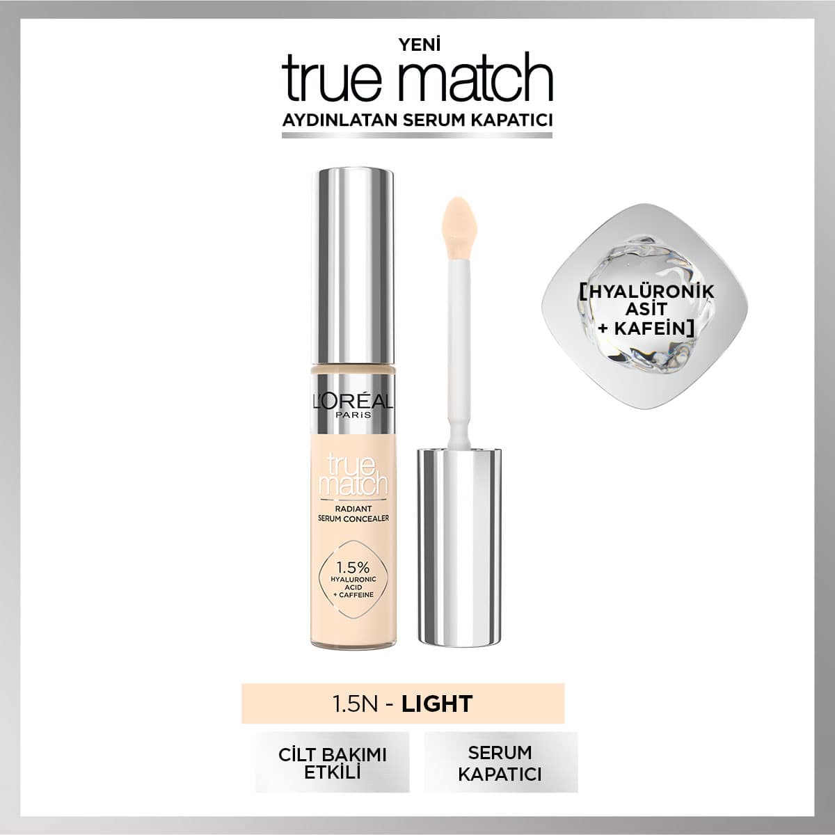 Loreal Paris True Match Aydınlatan Serum Kapatıcı - 1.5N 11 ml
