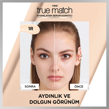 Loreal Paris True Match Aydınlatan Serum Kapatıcı - 1R 11 ml