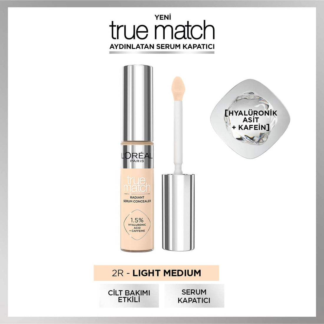 Loreal Paris True Match Aydınlatan Serum Kapatıcı - 2R 11 ml