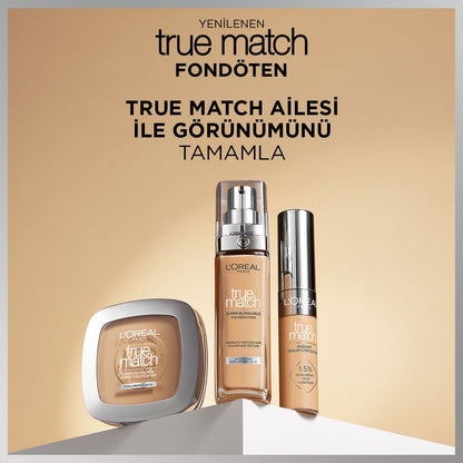 Loreal Paris True Match Bakım Yapan Fondöten - 1C Soğuk Alt Ton