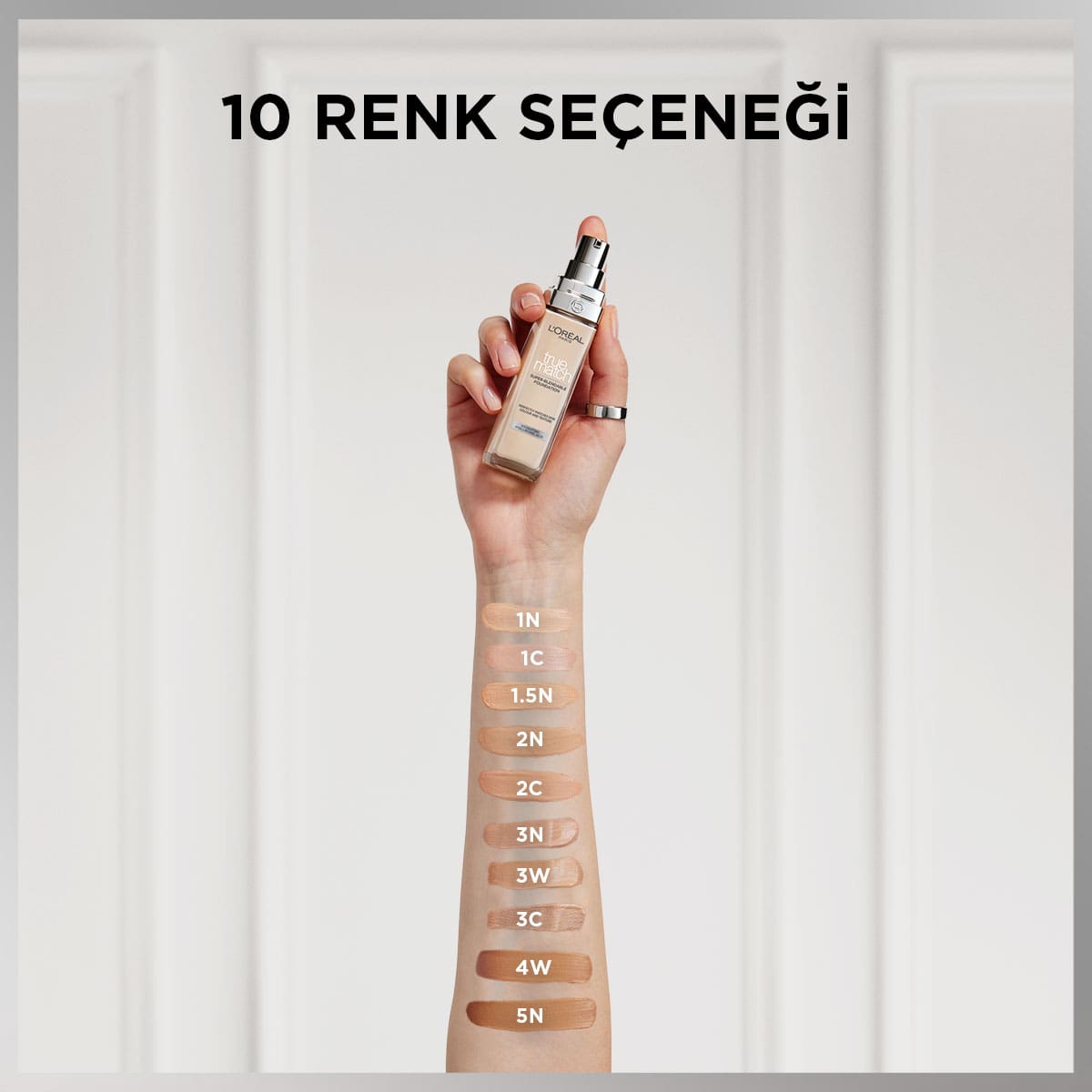 Loreal Paris True Match Bakım Yapan Fondöten - 3C Soğuk Alt Ton