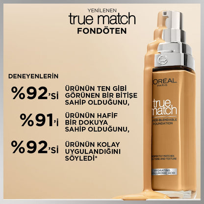Loreal Paris True Match Bakım Yapan Fondöten - 3N Nötr Alt Ton
