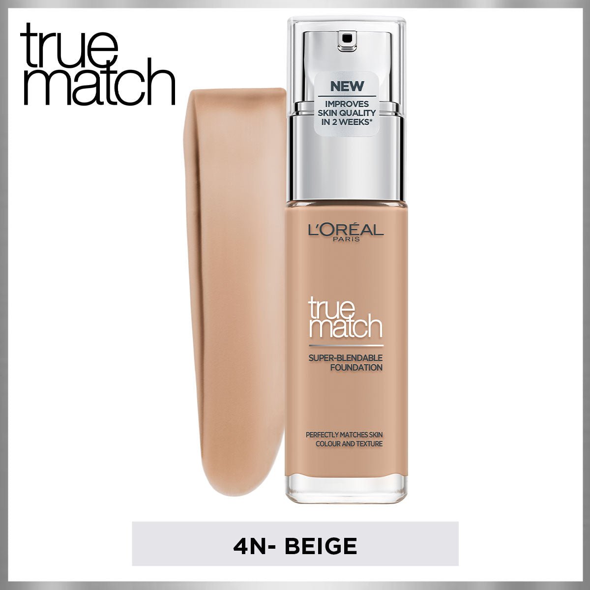 Loreal Paris True Match Bakım Yapan Fondöten 4N BEIGE