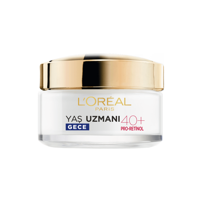 Loreal Paris Yaş Uzmanı 40+ Kırışıklık Karşıtı Sıkılaştırıcı Gece Kremi 50 ml