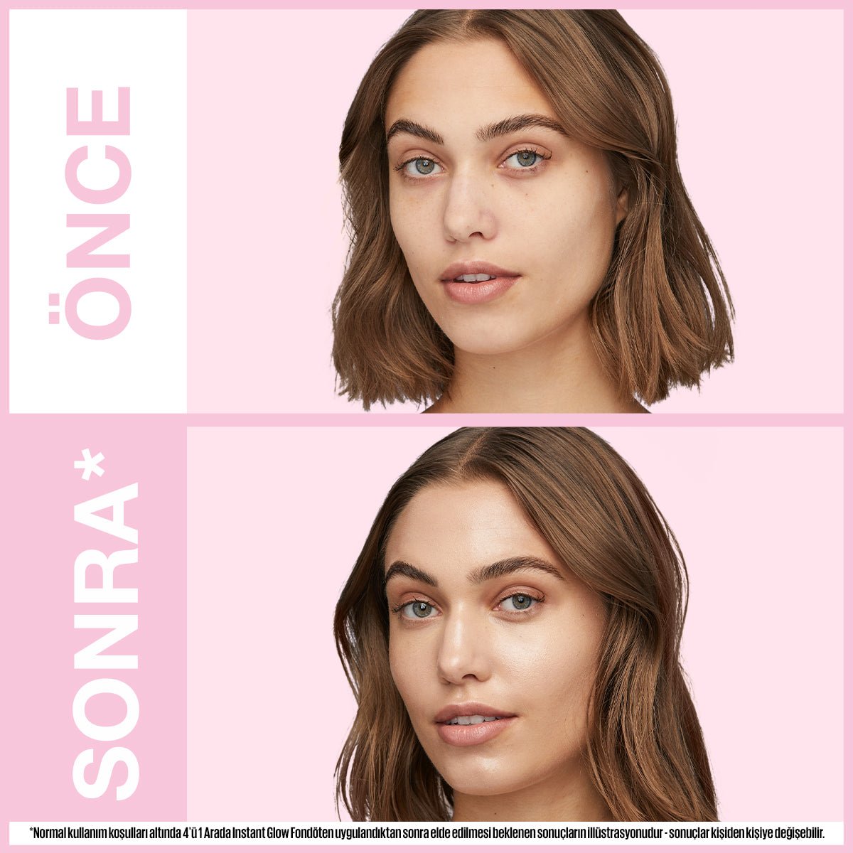 Maybelline Instant Perfector Glow 4 Etki 1 Arada Fondöten- 01 Light