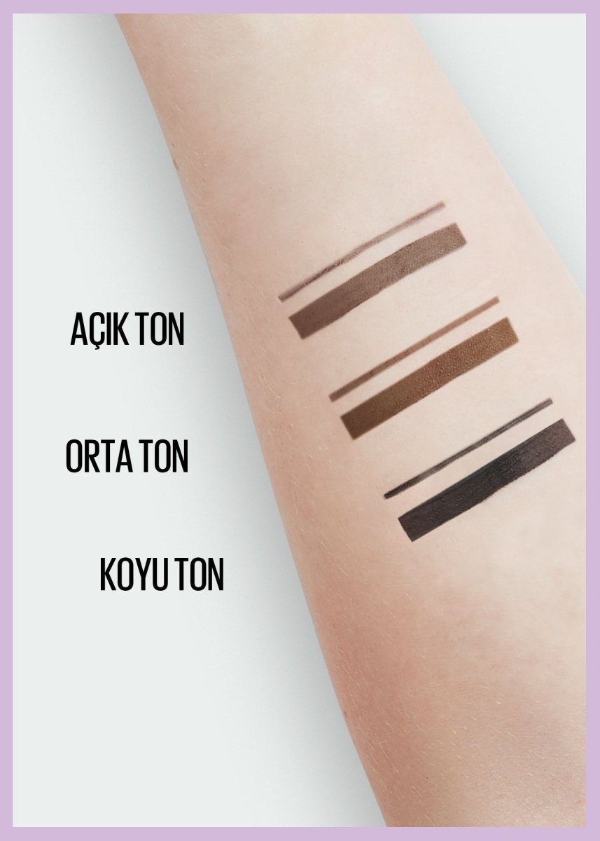 Maybelline New York Express Brow Satin Duo Çift Taraflı Kaş Kalemi -  02 Orta Ton