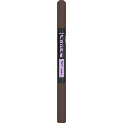 Maybelline New York Express Brow Satin Duo Çift Taraflı Kaş Kalemi -  04 Koyu Ton