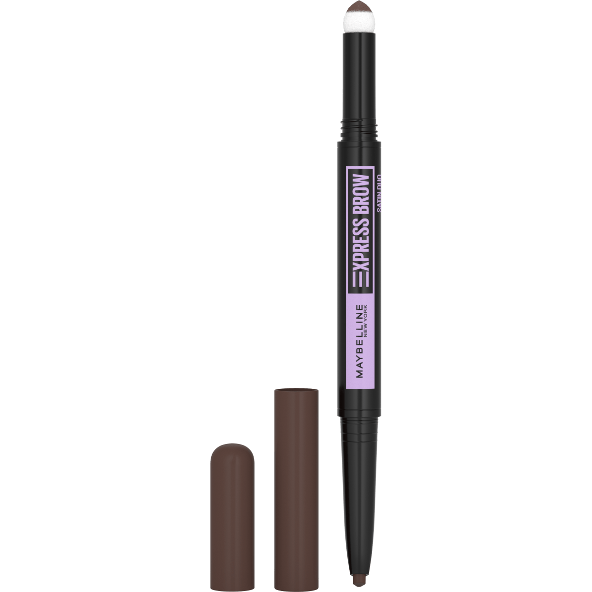 Maybelline New York Express Brow Satin Duo Çift Taraflı Kaş Kalemi -  04 Koyu Ton