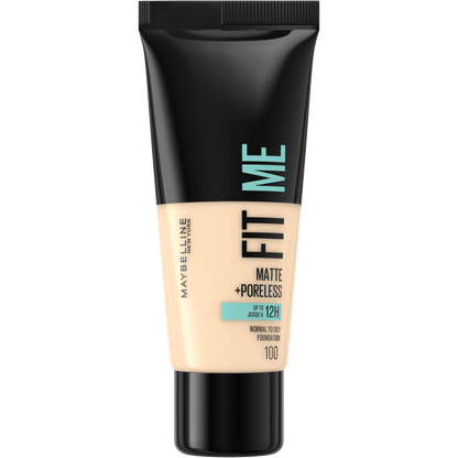 Maybelline New York Fit Me Matte+Poreless Fondöten - 100 Warm Ivory