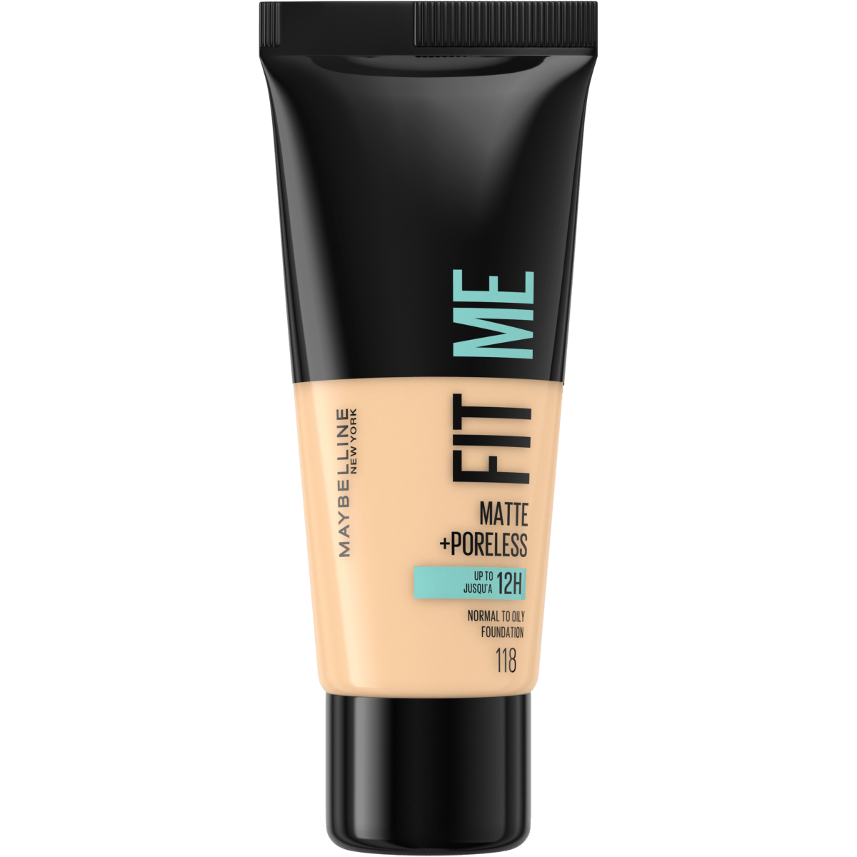 Maybelline New York Fit Me Matte+Poreless Fondöten - 118 Nude