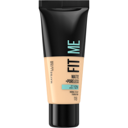 Maybelline New York Fit Me Matte+Poreless Fondöten - 118 Nude