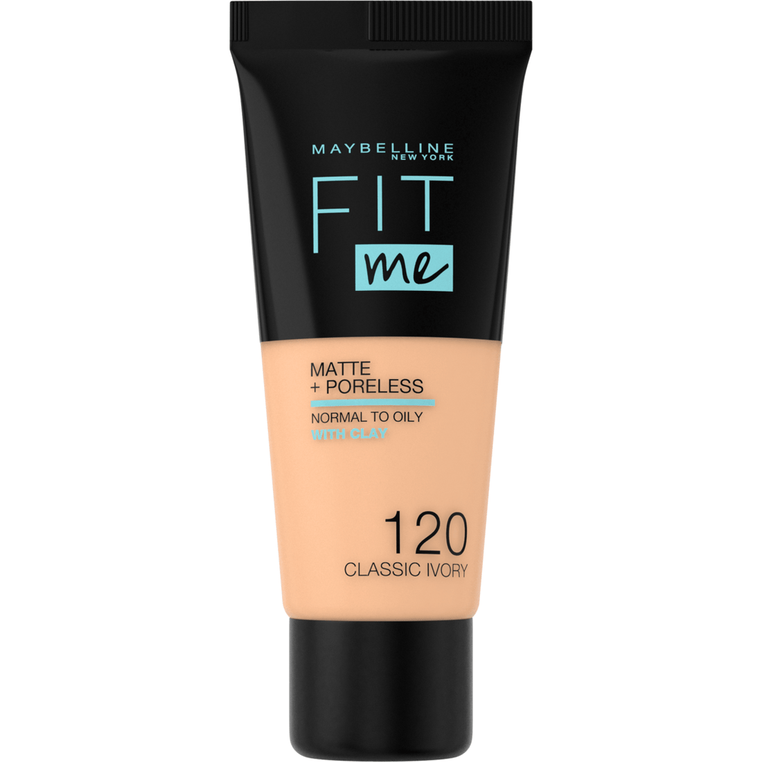 Maybelline New York Fit Me Matte+Poreless Fondöten - 120 Classic Ivory