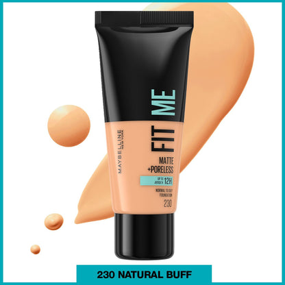 Maybelline New York Fit Me Matte+Poreless Fondöten - 230 Natural Buff