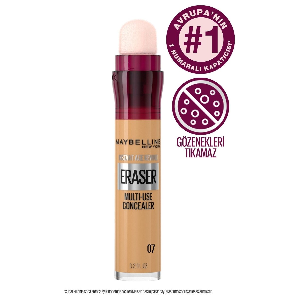 Maybelline New York Instant Anti Age Eraser Kapatıcı - 07 Sand