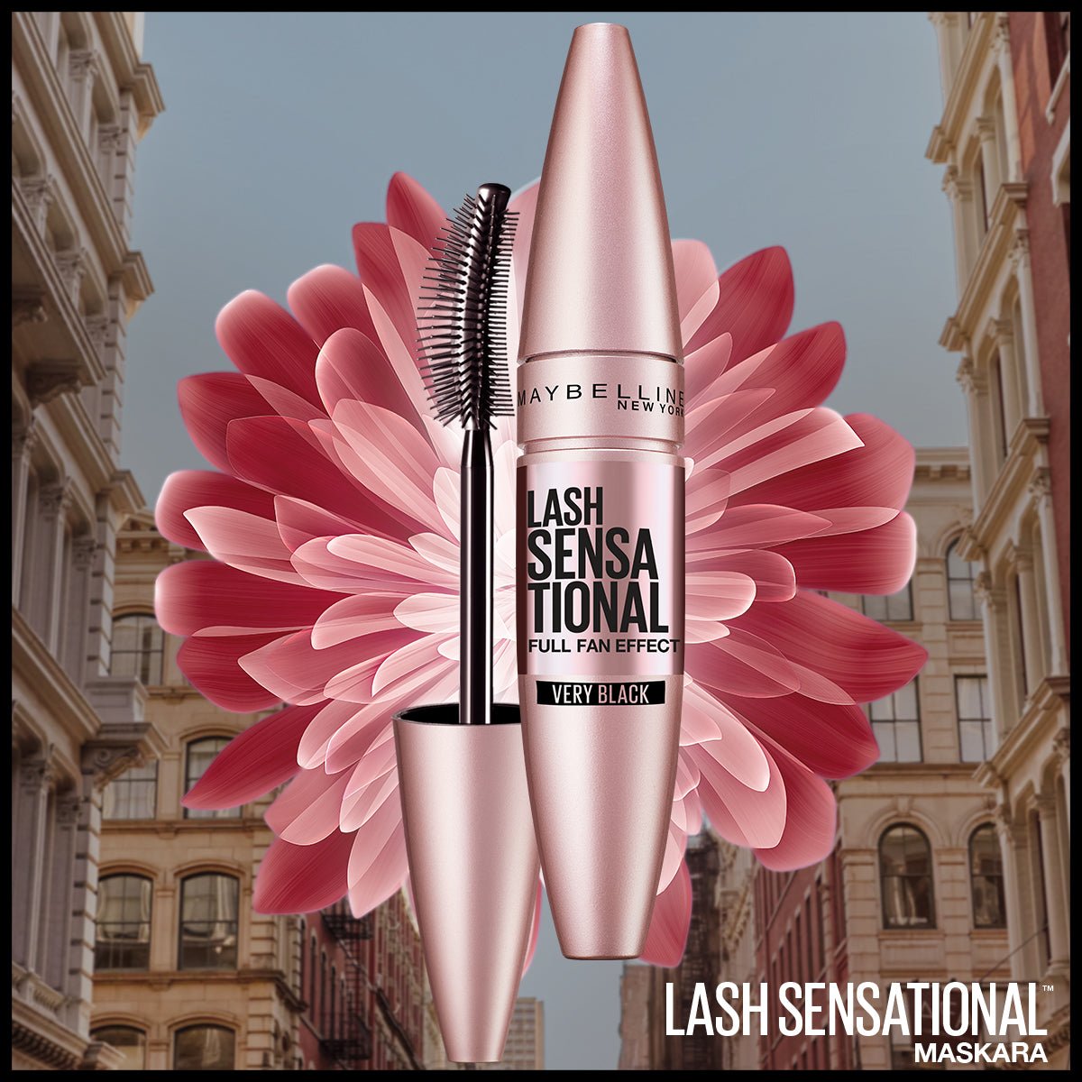 Maybelline New York Lash Sensational Yelpaze Etkili Siyah Maskara