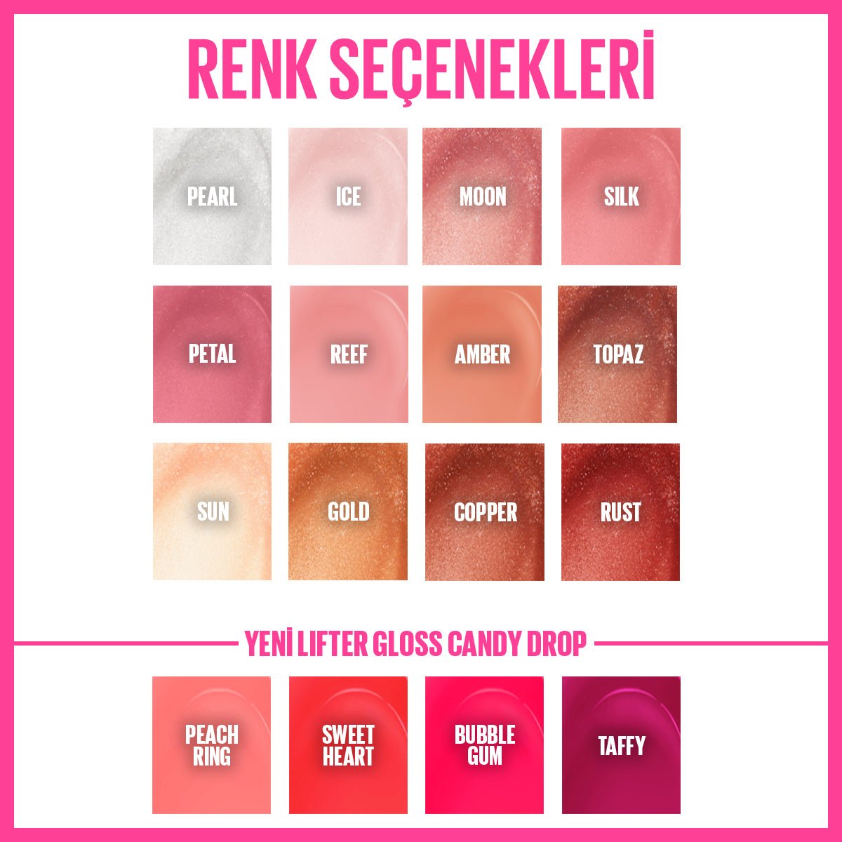 Maybelline New York Lifter Gloss Nemlendirici Dudak Parlatıcısı- 25 Taffy