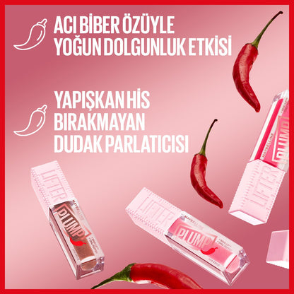 Maybelline New York Lifter Plump Dudak Parlatıcısı- 006 Hot Chili