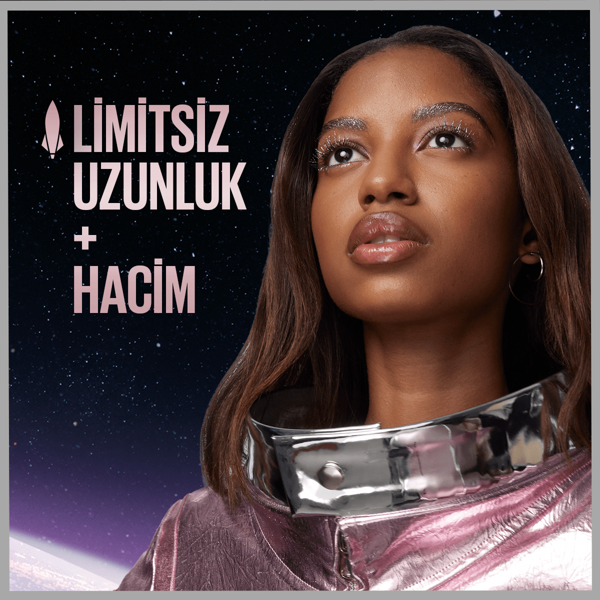 Maybelline New York Space Diamond Elmas Işıltılı Maskara
