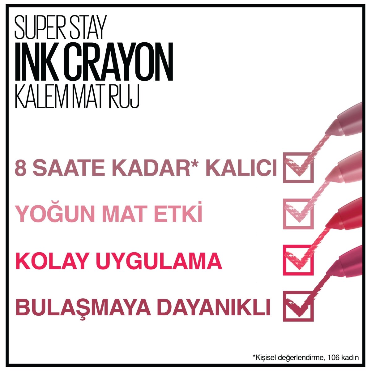 Maybelline New York Super Stay Ink Crayon Kalem Mat Ruj - 85 Change is Good