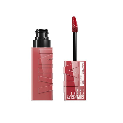 Maybelline New York Super Stay Vinyl Ink Uzun Süre Kalıcı Likit Parlak Ruj 10 Lippy