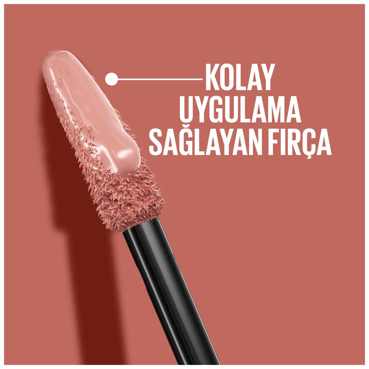 Maybelline New York Super Stay Vinyl Ink Uzun Süre Kalıcı Likit Parlak Ruj 100 Charmed