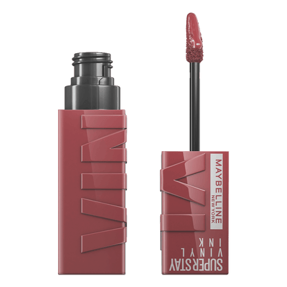 Maybelline New York Super Stay Vinyl Ink Uzun Süre Kalıcı Likit Parlak Ruj 40 Witty