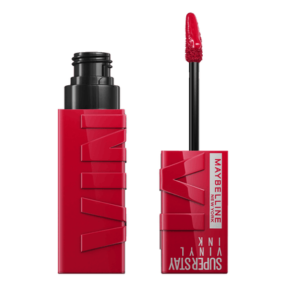 Maybelline New York Super Stay Vinyl Ink Uzun Süre Kalıcı Likit Parlak Ruj 50 Wicked