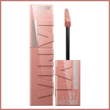 Maybelline New York Super Stay Vinyl Ink Uzun Süre Kalıcı Likit Parlak Ruj 95 Captivated
