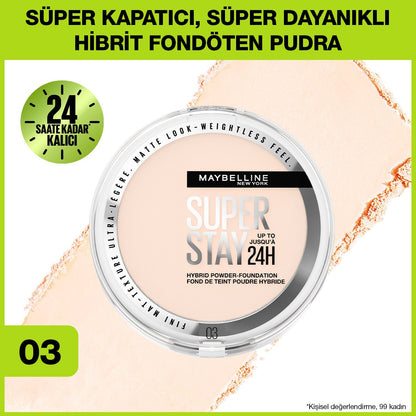 Maybelline New York Superstay Hibrit Pudra-Fondöten - 03