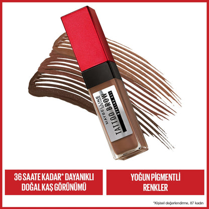 Maybelline New York Tattoo Brow 36H STYLING GEL- 260 DEEP BROWN