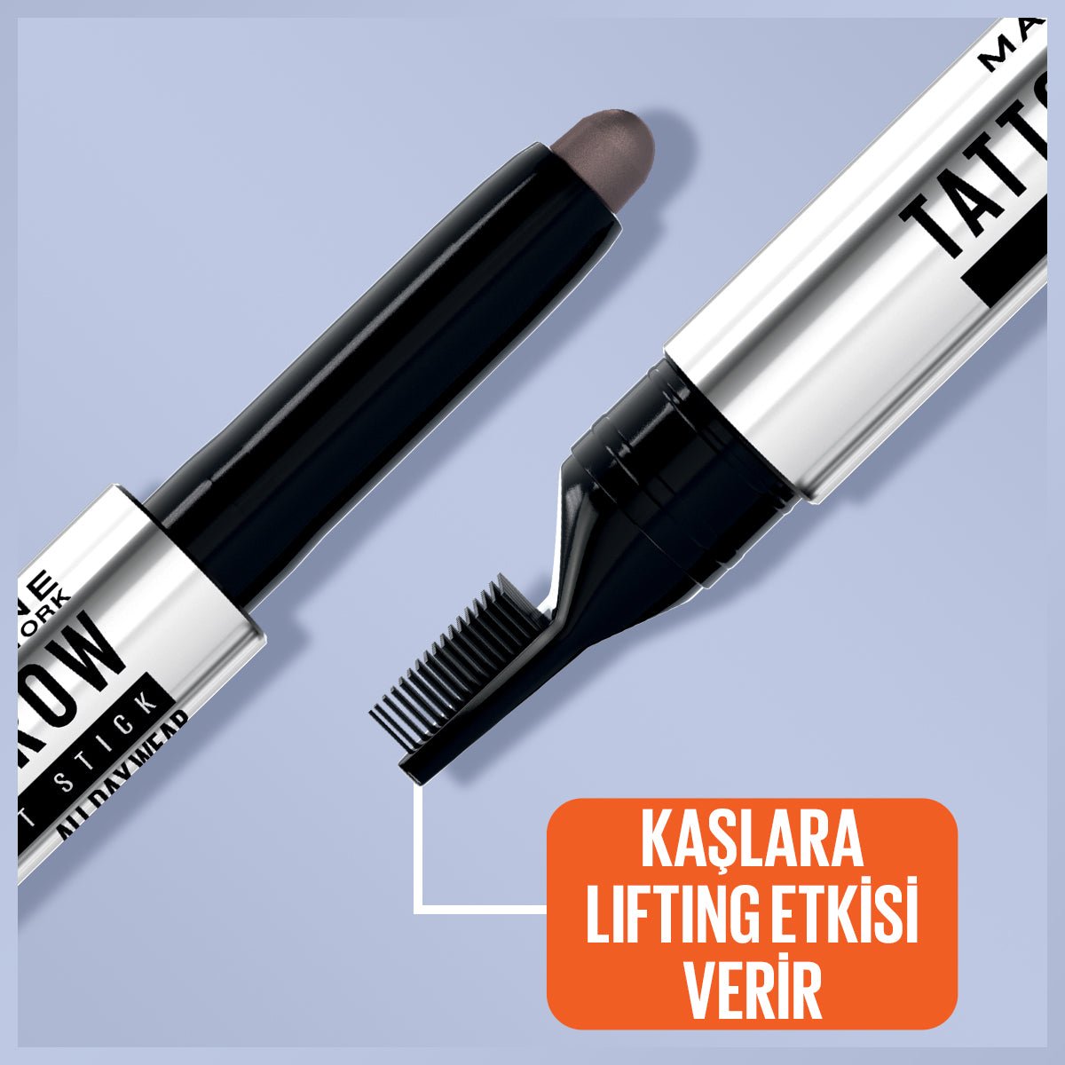 Maybelline New York Tattoo Brow Lift Kaş Kalemi- 03 Medium Brown (Orta Ton)