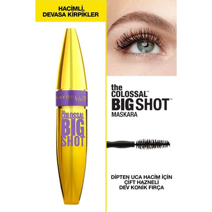 Maybelline New York The Colossal Big Shot Siyah Maskara