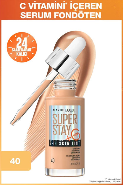 Maybelline Super Stay Skin Tint Fondöten - 40