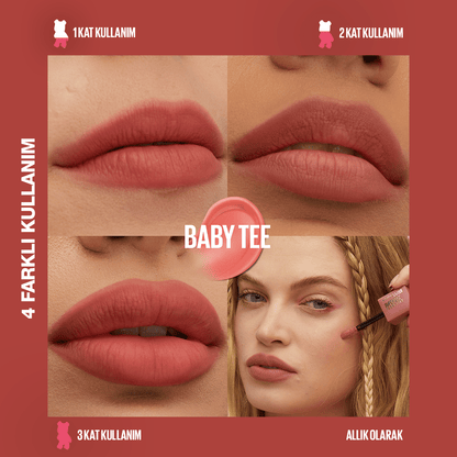 Maybelline Super Stay Teddy Tint Uzun Süre Kalıcı Likit Mat Tint 25 Baby Tee
