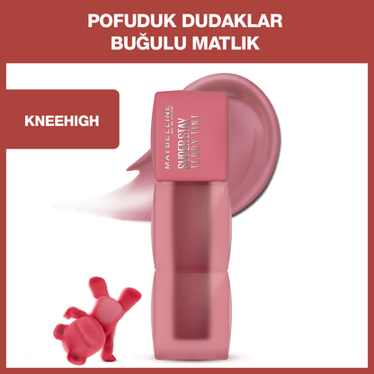 Maybelline Super Stay Teddy Tint Uzun Süre Kalıcı Likit Mat Tint 55 Knee High