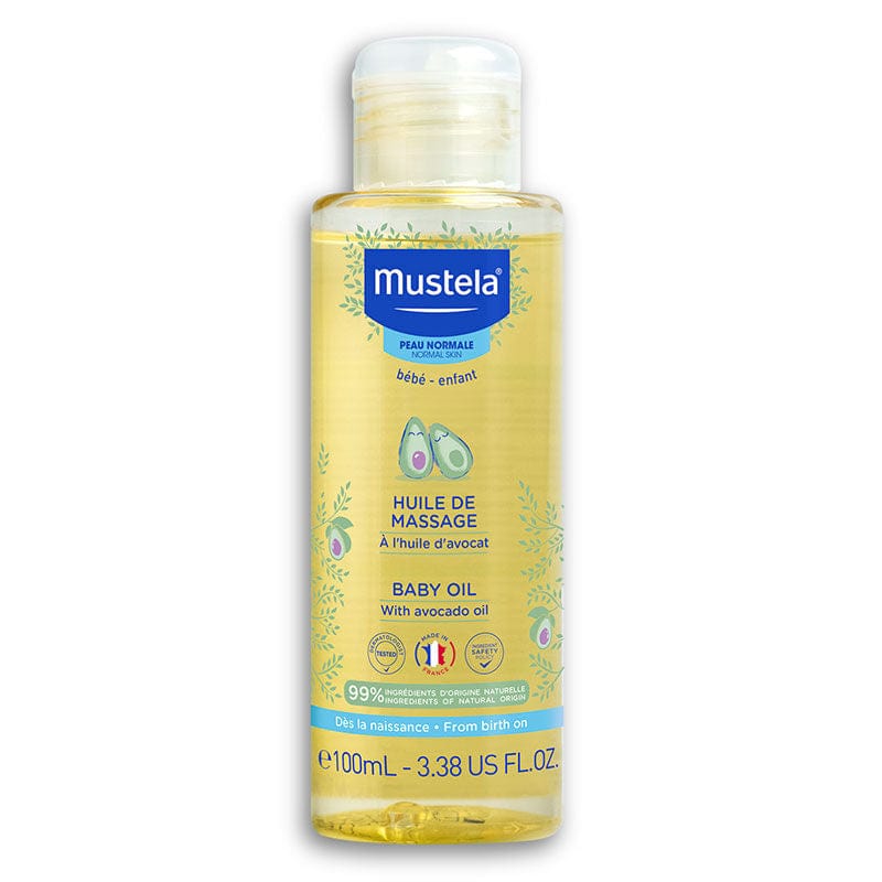 Mustela Avokado Yağı İçeren Bebek Bakım Masaj Yağı 100ml